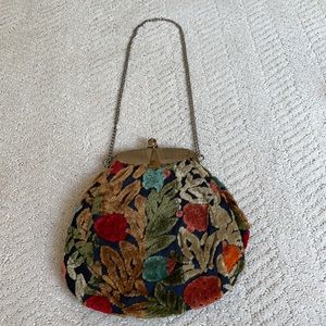 Vintage Floral Clutch Coin Purse